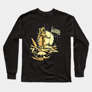 Man On The Moon Long Sleeve T-Shirt